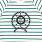 BAMBOO GREEN STRIPE GRAPHIC T-SHIRT