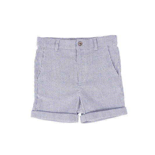 BAMBOO NAVY/WHITE STRIPED SHORTS