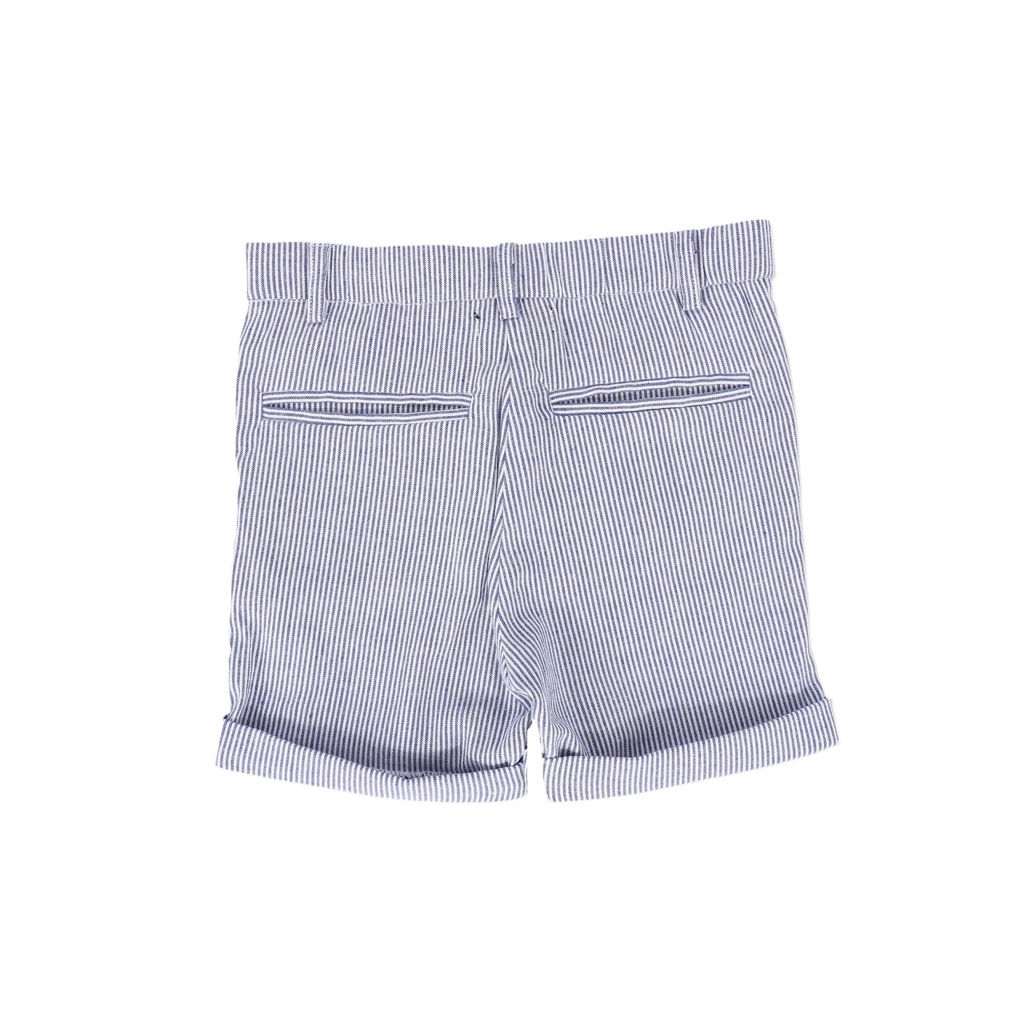 BAMBOO NAVY/WHITE STRIPED SHORTS