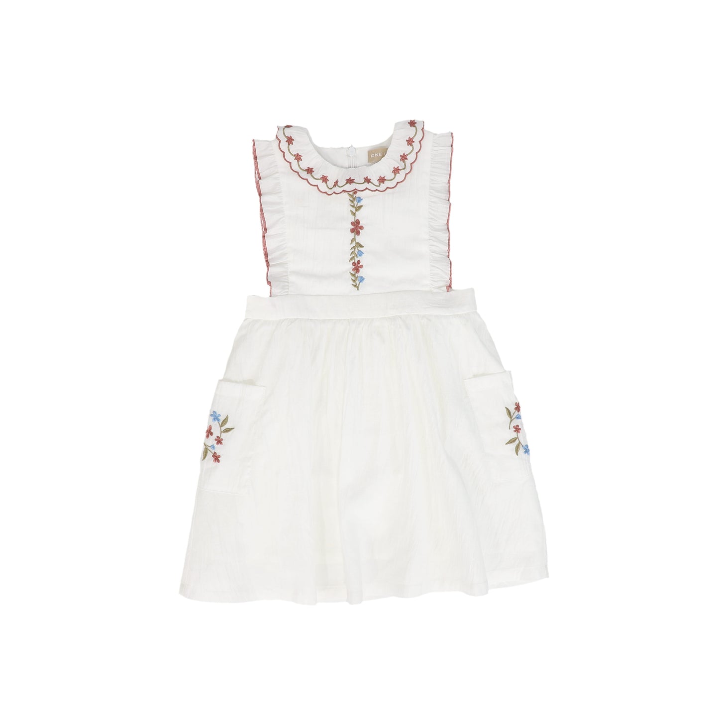 ONE CHILD IVORY EMBROIDERED JUMPER