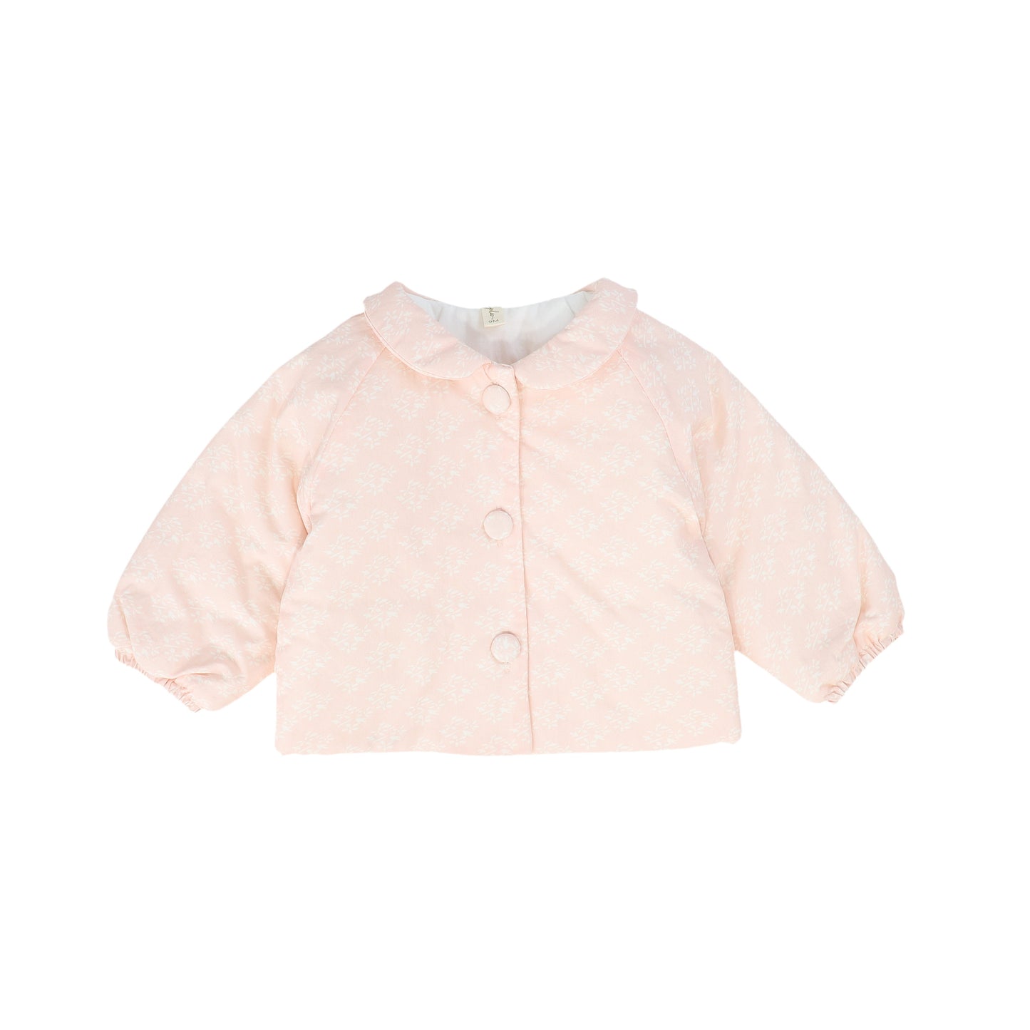 BEBE JOLEE PINK QUILTED FLORAL JACKET