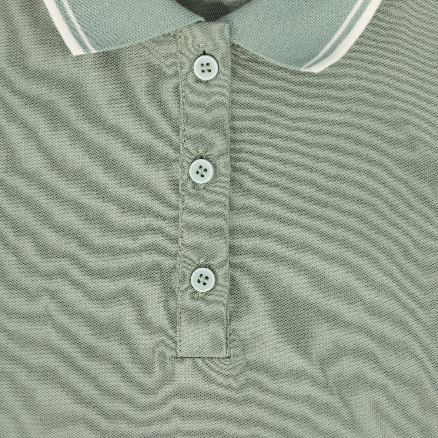 BACE COLLECTION GREEN TRIM COLLAR SS POLO