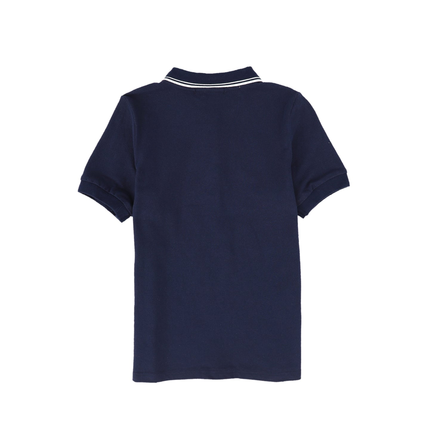 BACE COLLECTION NAVY TRIM COLLAR POLO