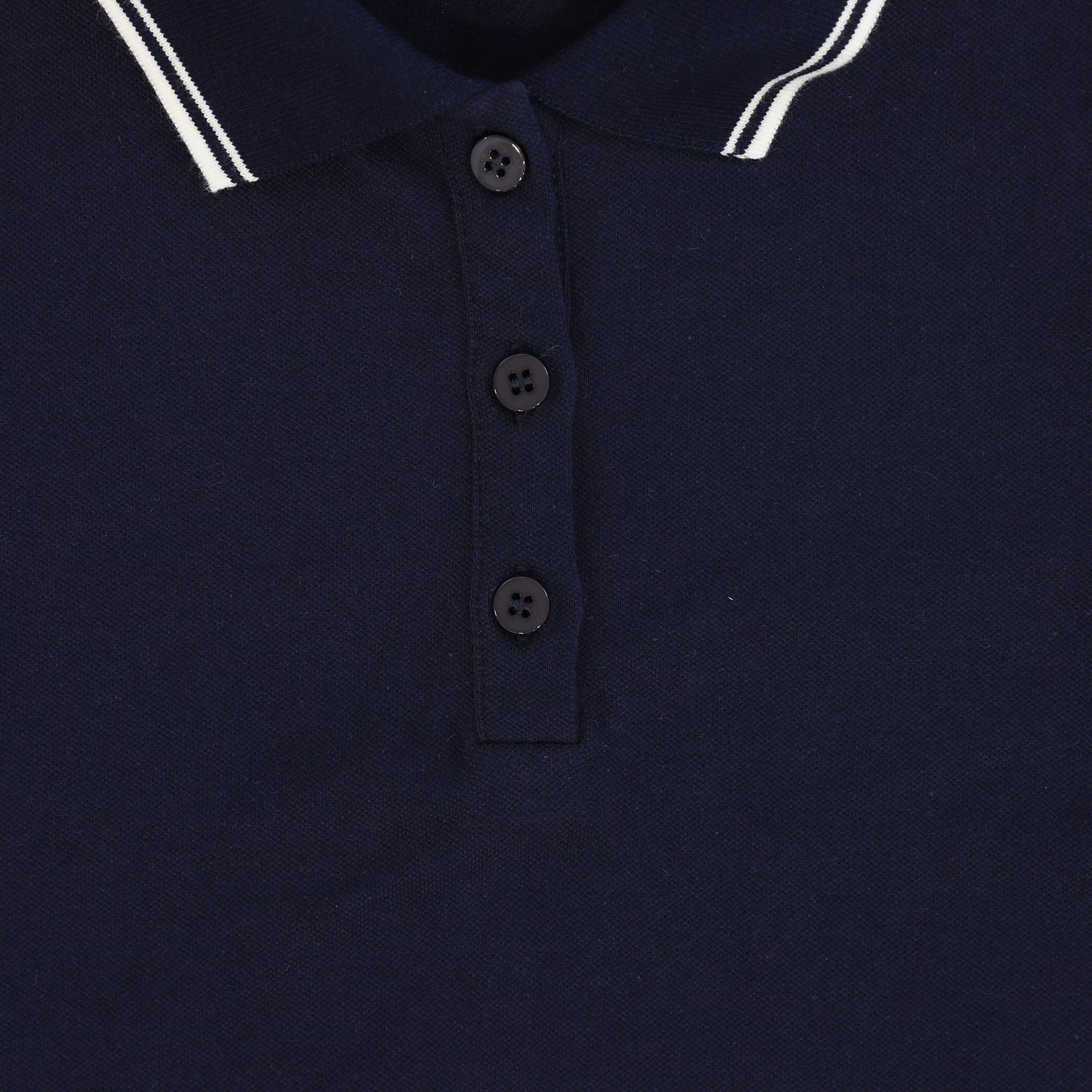 BACE COLLECTION NAVY TRIM COLLAR POLO