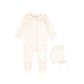 BEBE JOLEE PINK TOILE TRIM FOOTIE