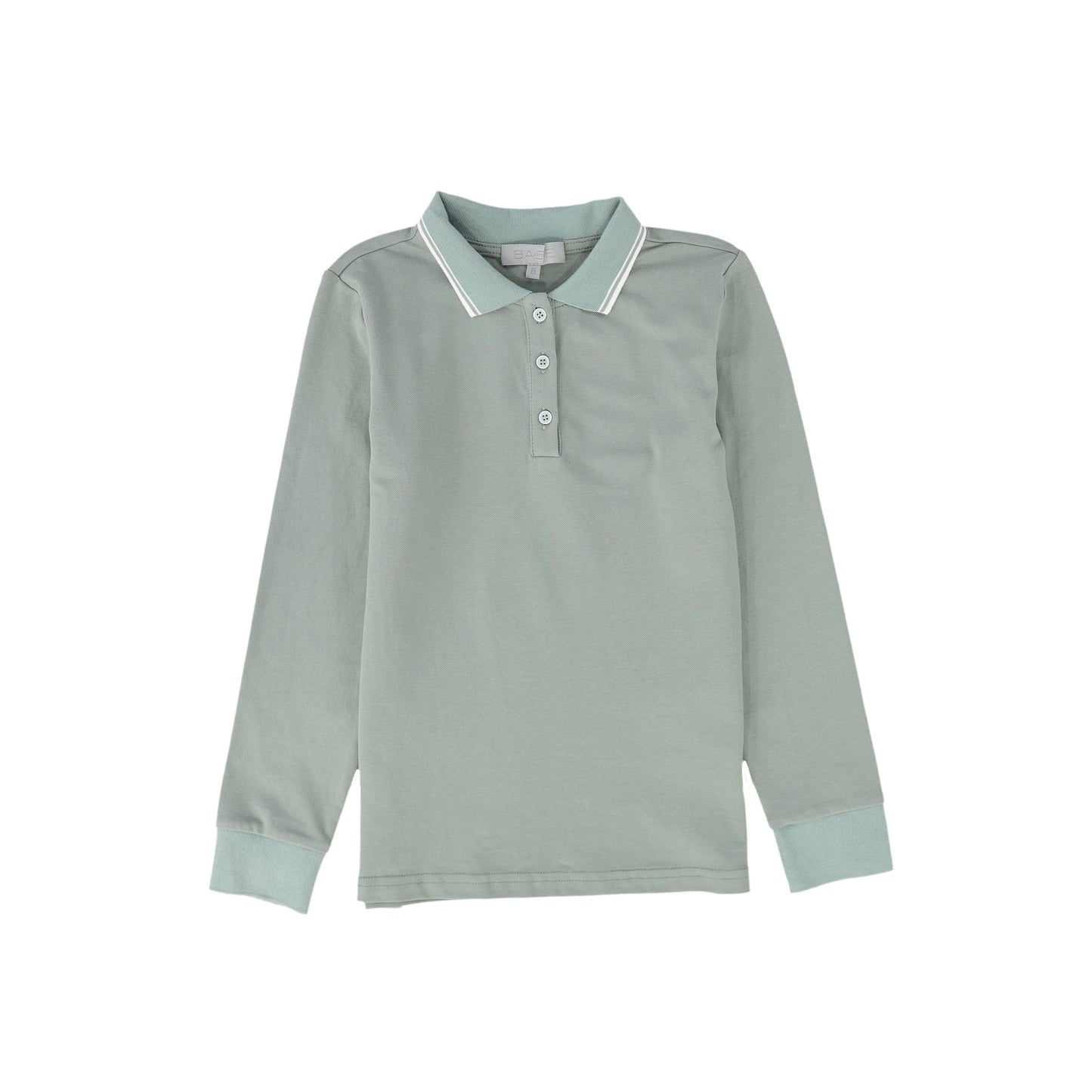 BACE COLLECTION GREEN TRIM COLLAR POLO [FINAL SALE]