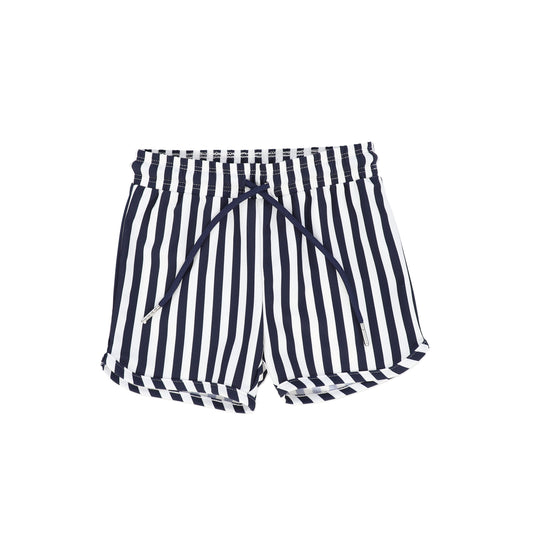 WATER CLUB NAVY STRIPED SWIM SHORTS