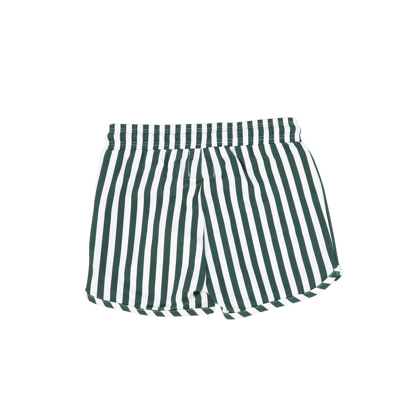 WATER CLUB GREEN STRIPED SWIM SHORTS