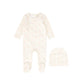 BEBE JOLEE PINK BOW DESIGN FOOTIE
