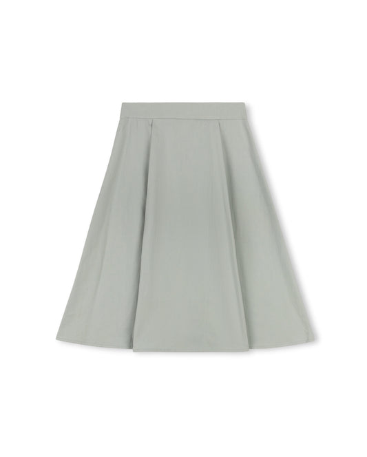 MALLORY AND MERLOT MINT POPLIN FLAIR SKIRT