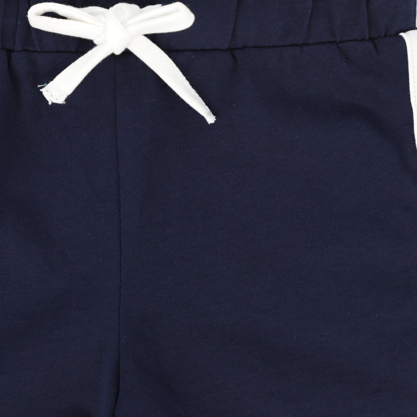 BAMBOO NAVY CONTRAST TRIM SHORTS