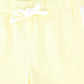 BAMBOO YELLOW TRIM SHORTS