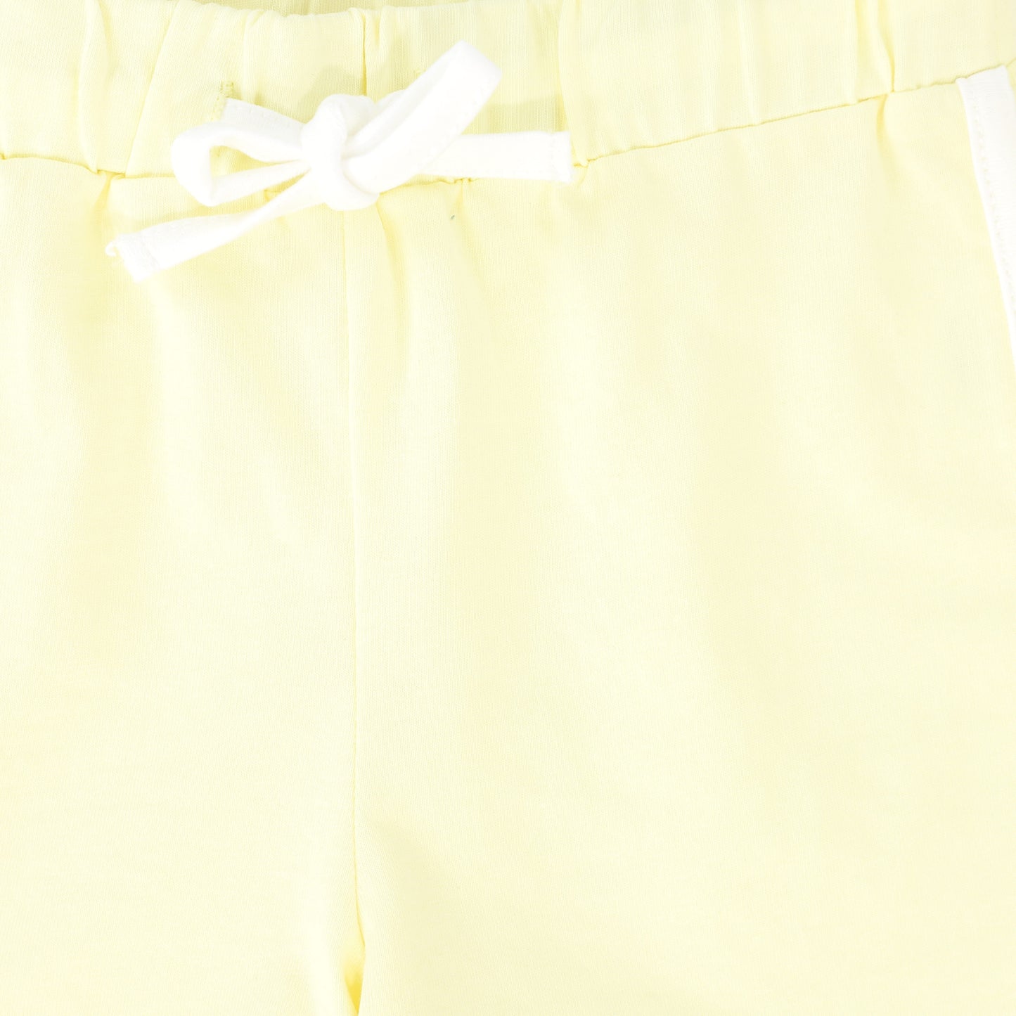 BAMBOO YELLOW TRIM SHORTS