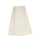 VALENTINA TAN PLEATED TIE SKIRT