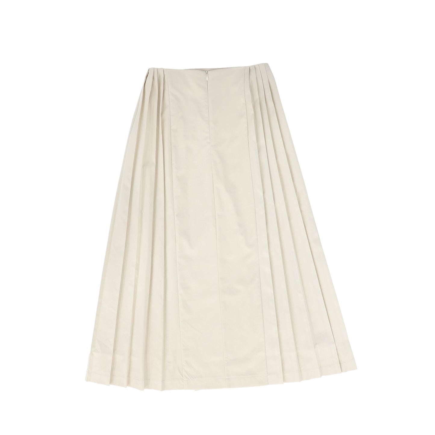 VALENTINA TAN PLEATED TIE SKIRT