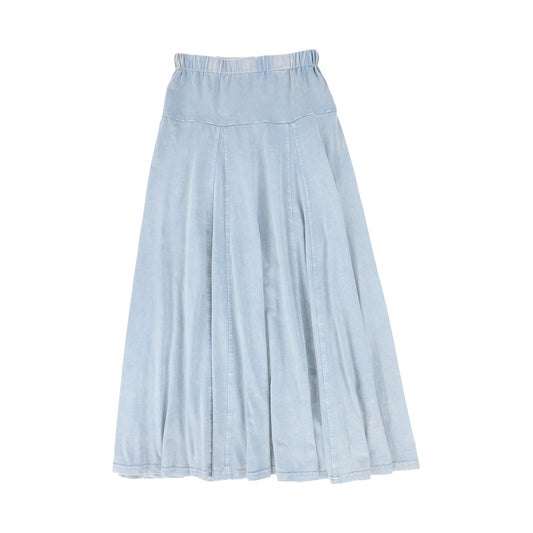 VALENTINA DENIM WASH MAXI SKIRT