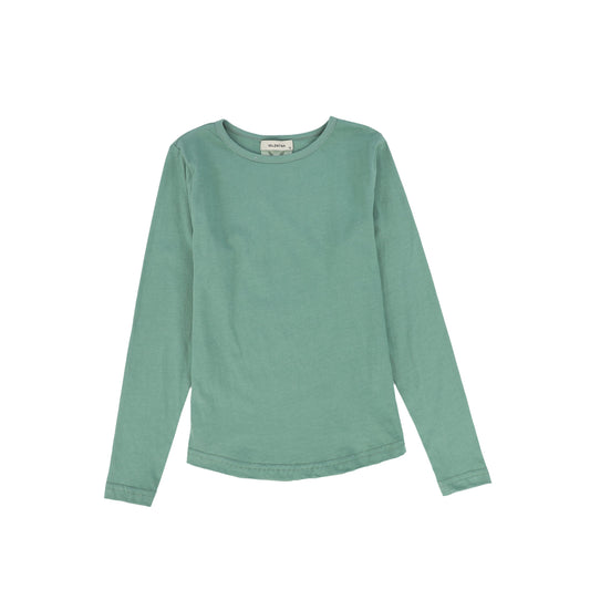 VALENTINA GREEN LONG SLEEVE TEE