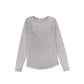 VALENTINA GREY LONG SLEEVE TEE