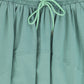 VALENTINA GREEN TIE WAISTED MAXI SKIRT