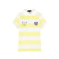 BAMBOO YELLOW WIDE STRIPED POLO