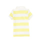 BAMBOO YELLOW WIDE STRIPED POLO