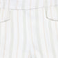 LE BOURDON SAGE STRIPE POCKET SHORTS