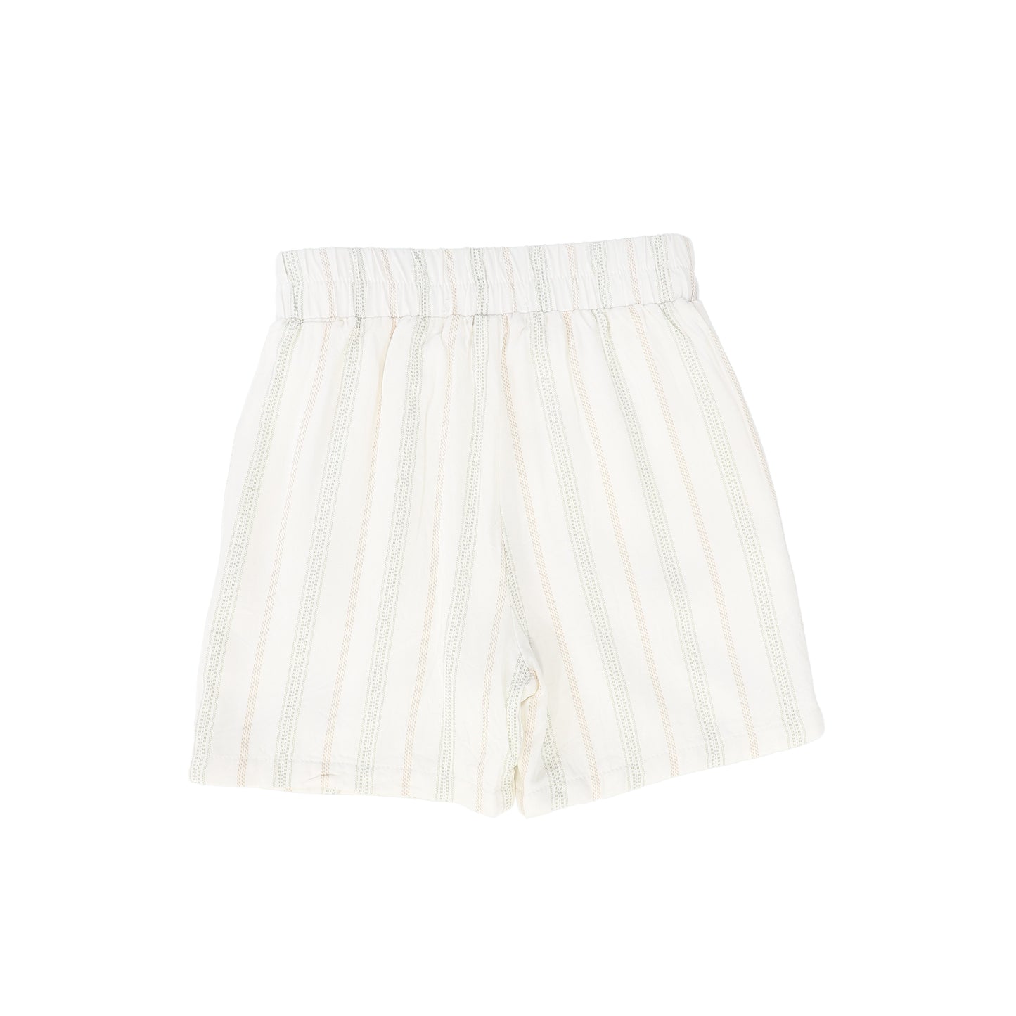 LE BOURDON SAGE STRIPE POCKET SHORTS