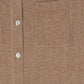 ONE CHILD CAMEL METALLIC PLEATED KNIT DRESS
