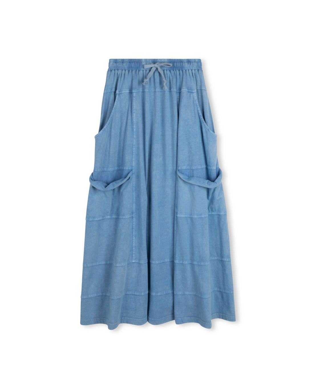 CABANA BLUE MINERAL WASH SKIRT