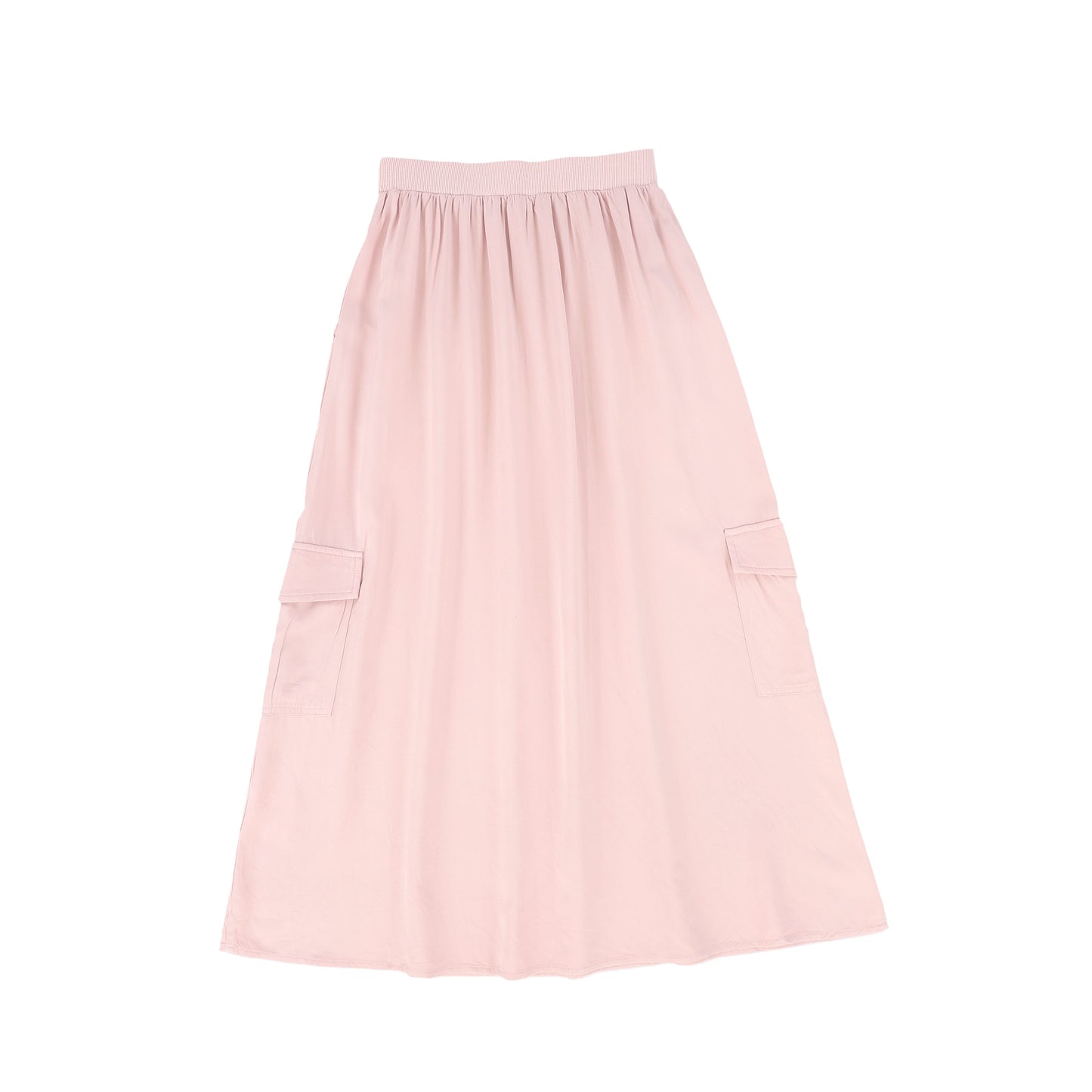 VALENTINA PINK FLOWY CARGO SKIRT