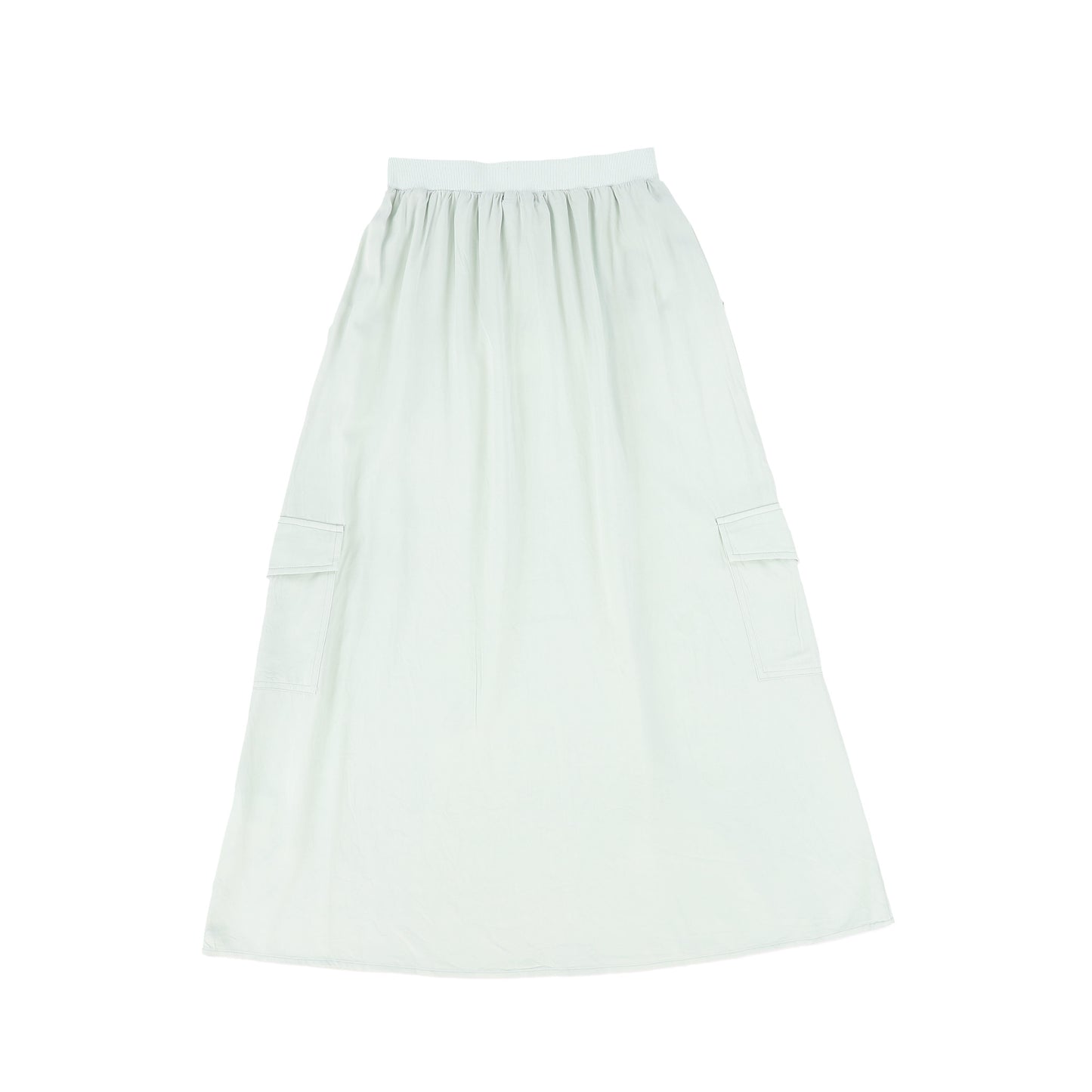 VALENTINA SAGE FLOWY CARGO SKIRT