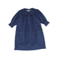 BACE COLLECTION MID BLUE DENIM FRINGE DRESS