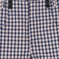 BAMBOO NAVY/WHITE BUTTON FRONT SHORTS