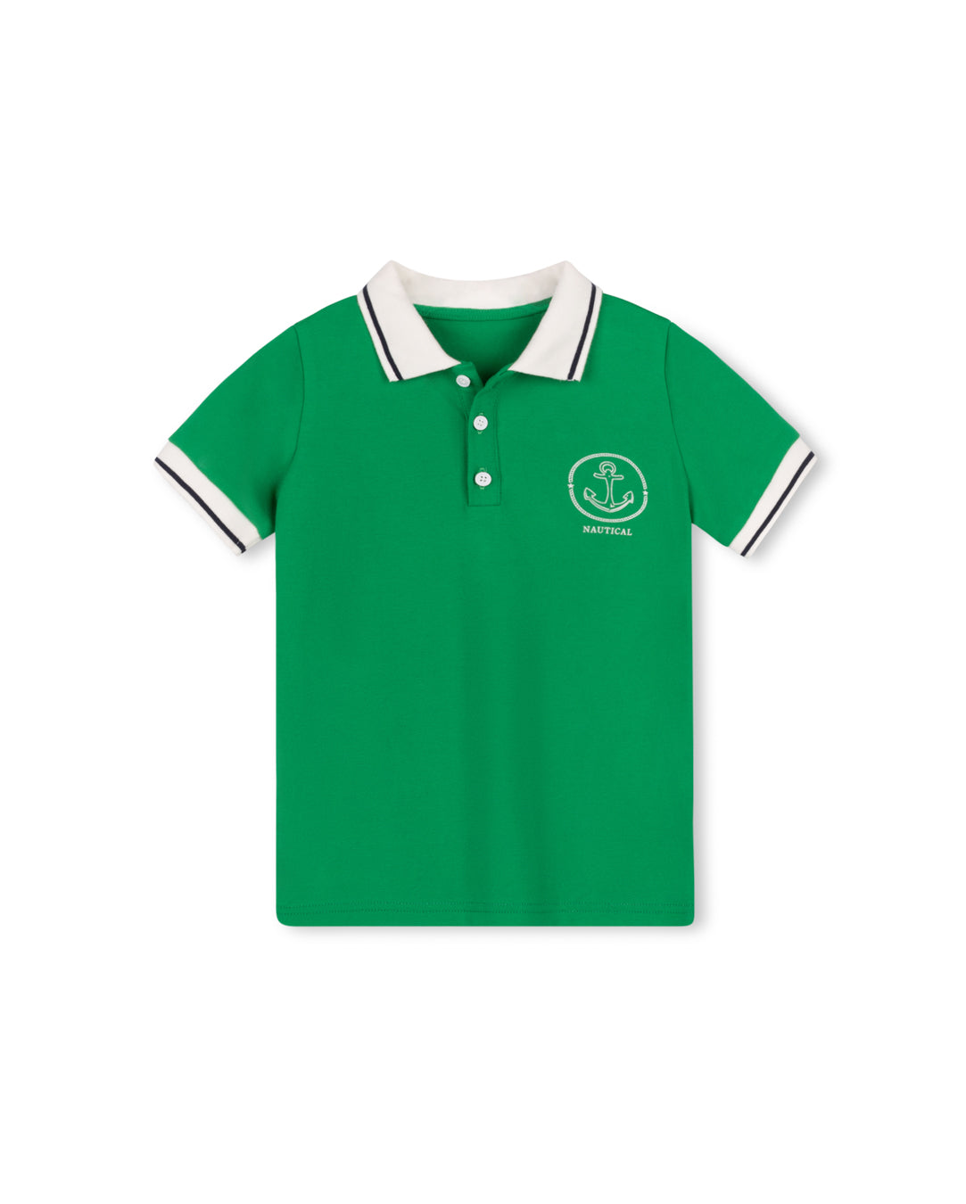 PHIL AND PHOEBE GREEN NAUTICAL POLO