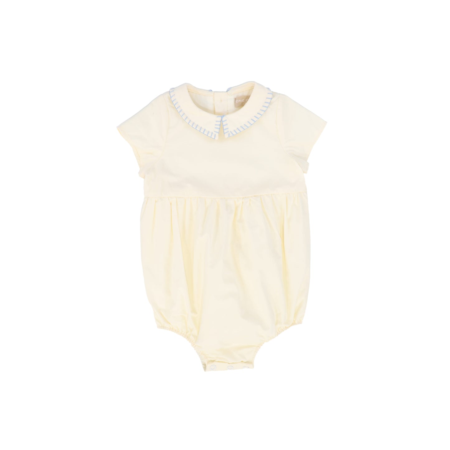 ONE CHILD CREAM POINTY COLLAR ROMPER