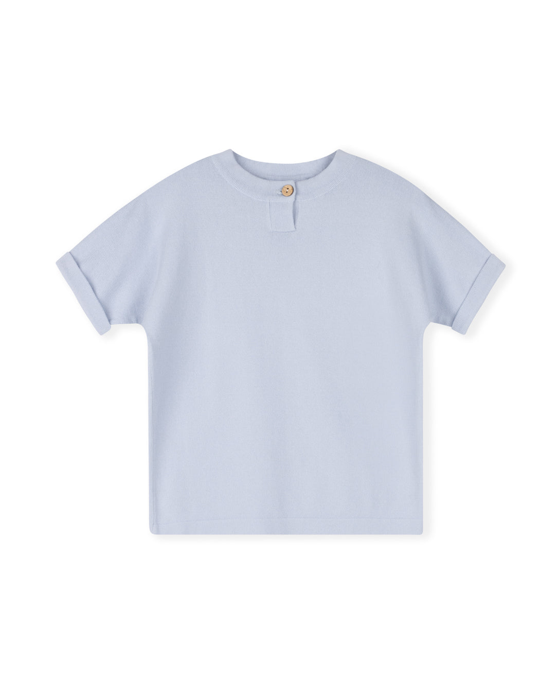 HARPER JAMES LIGHT BLUE FINE KNIT TOP