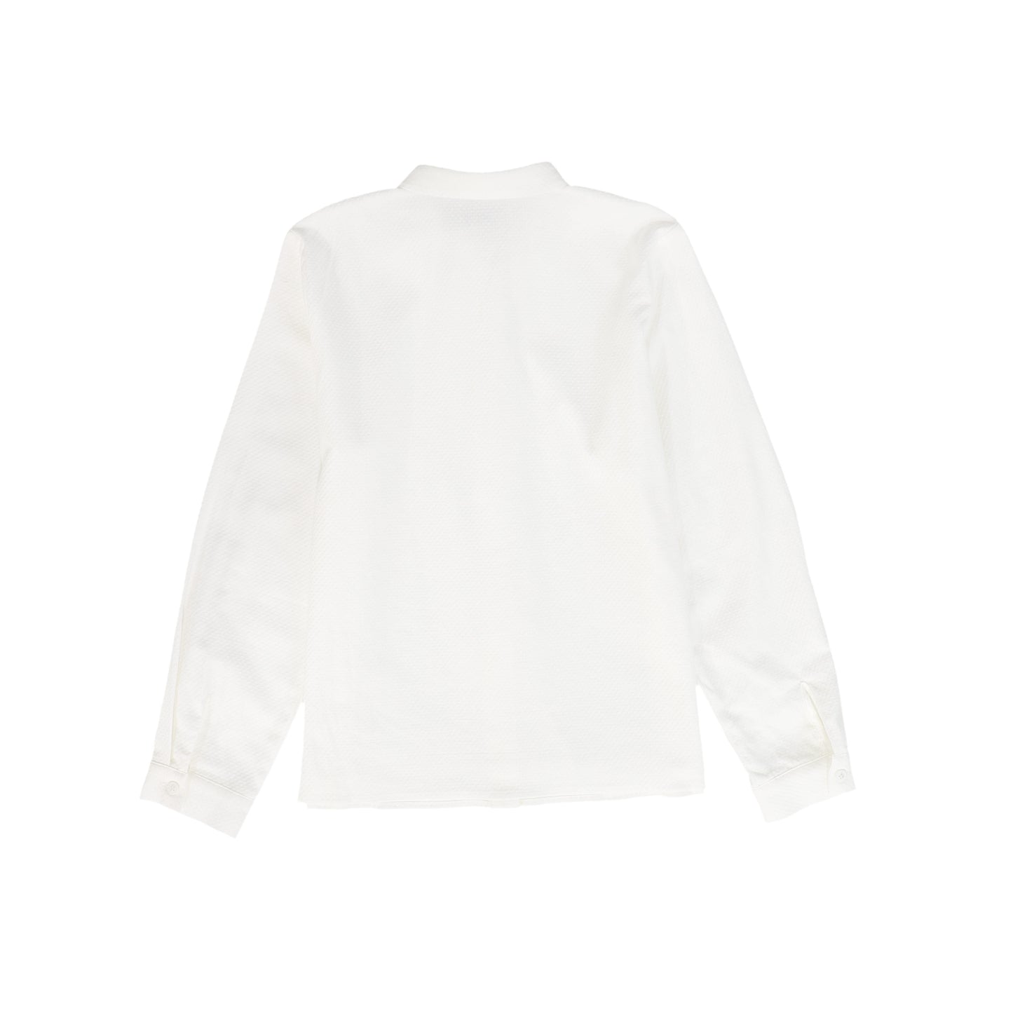 VALENTINA IVORY TEXTURED COLLARED BLOUSE