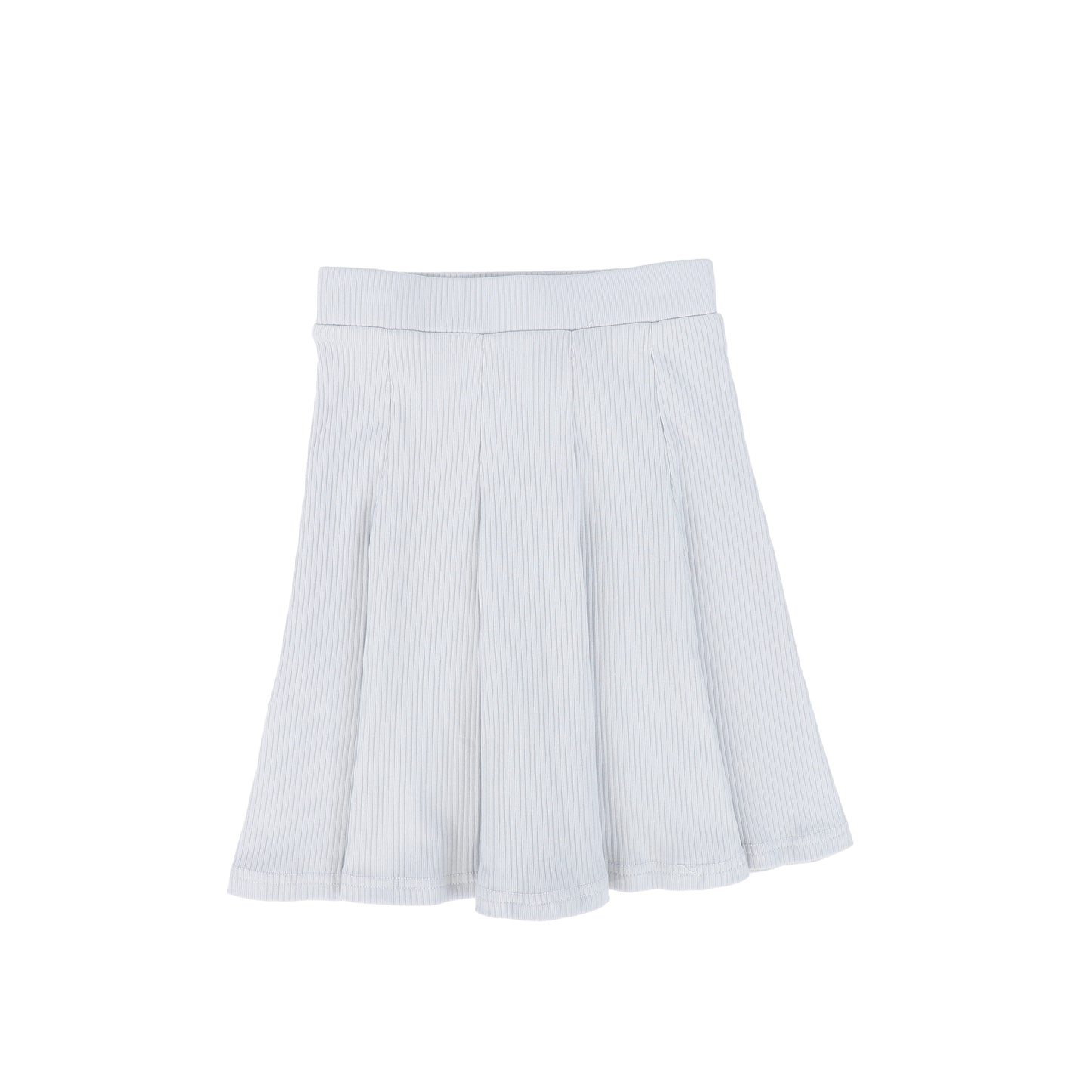 CABANA LIGHT BLUE RIBBED PANEL SKIRT