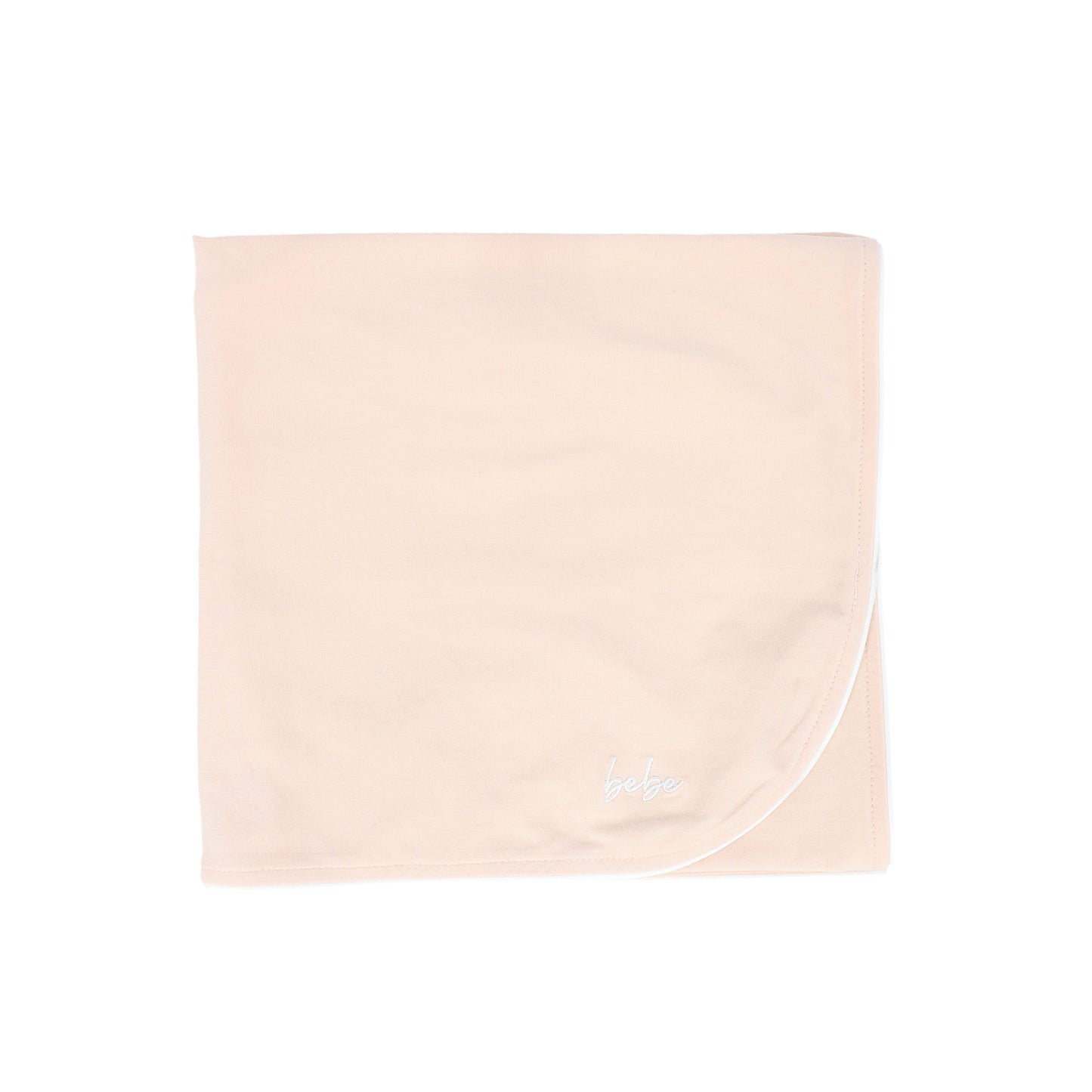 BEBE JOLEE PINK PIPED BEBE BLANKET