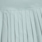 VALENTINA LIGHT BLUE PIQUE PLEATED SKIRT