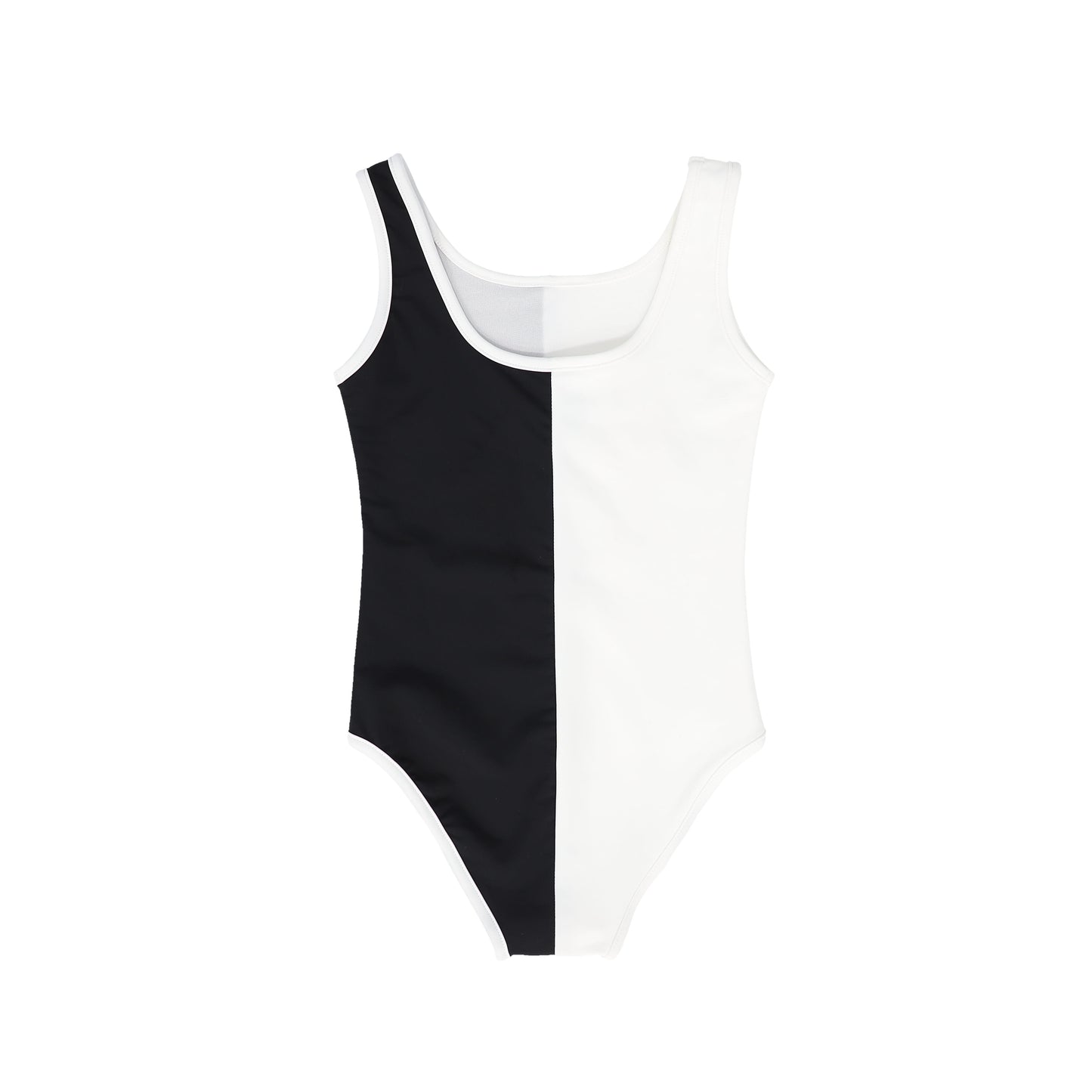 WATER CLUB BLACK/WHITE COLORBLOCK SWIMSUIT