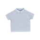 LE BOURDON POWDER BLUE CABLE KNIT SS SWEATER