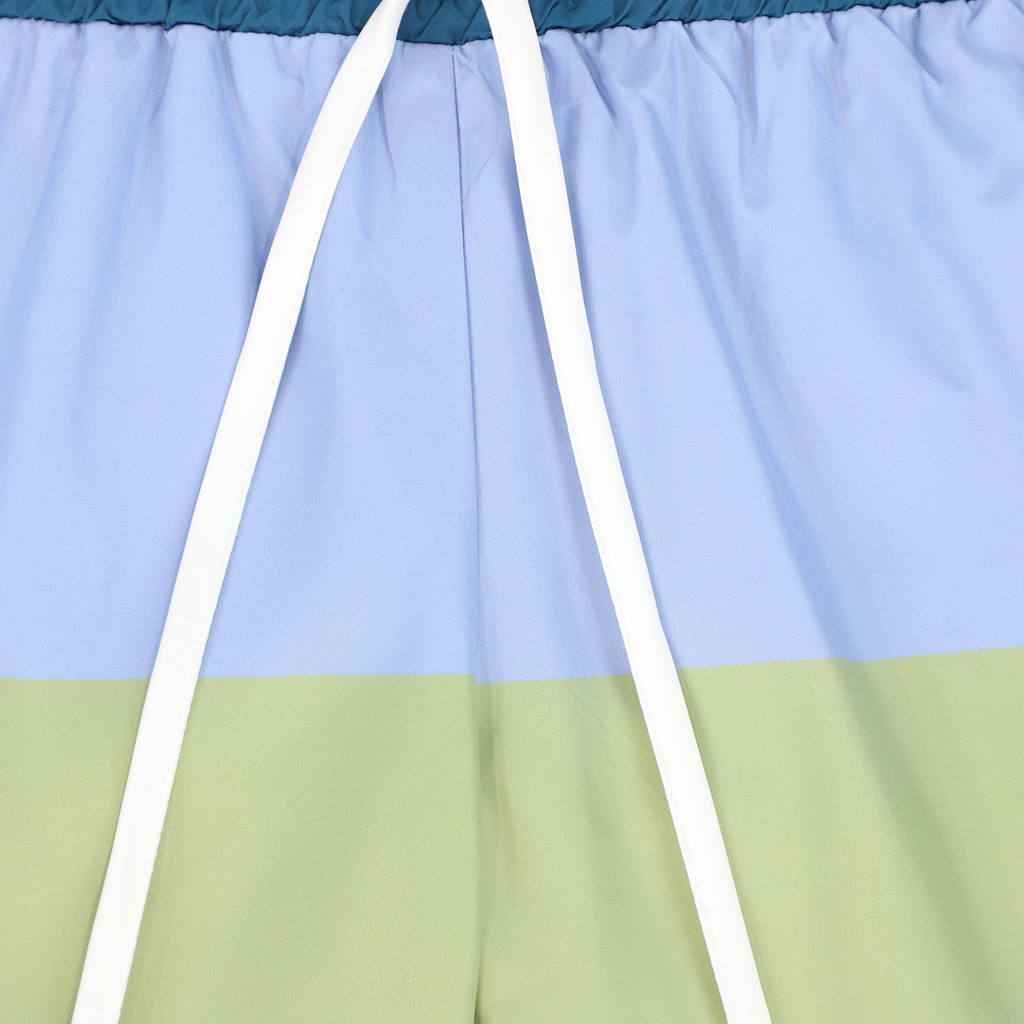 WATER CLUB BLUE COLORBLOCK SWIM TRUNKS