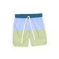 WATER CLUB BLUE COLORBLOCK SWIM TRUNKS