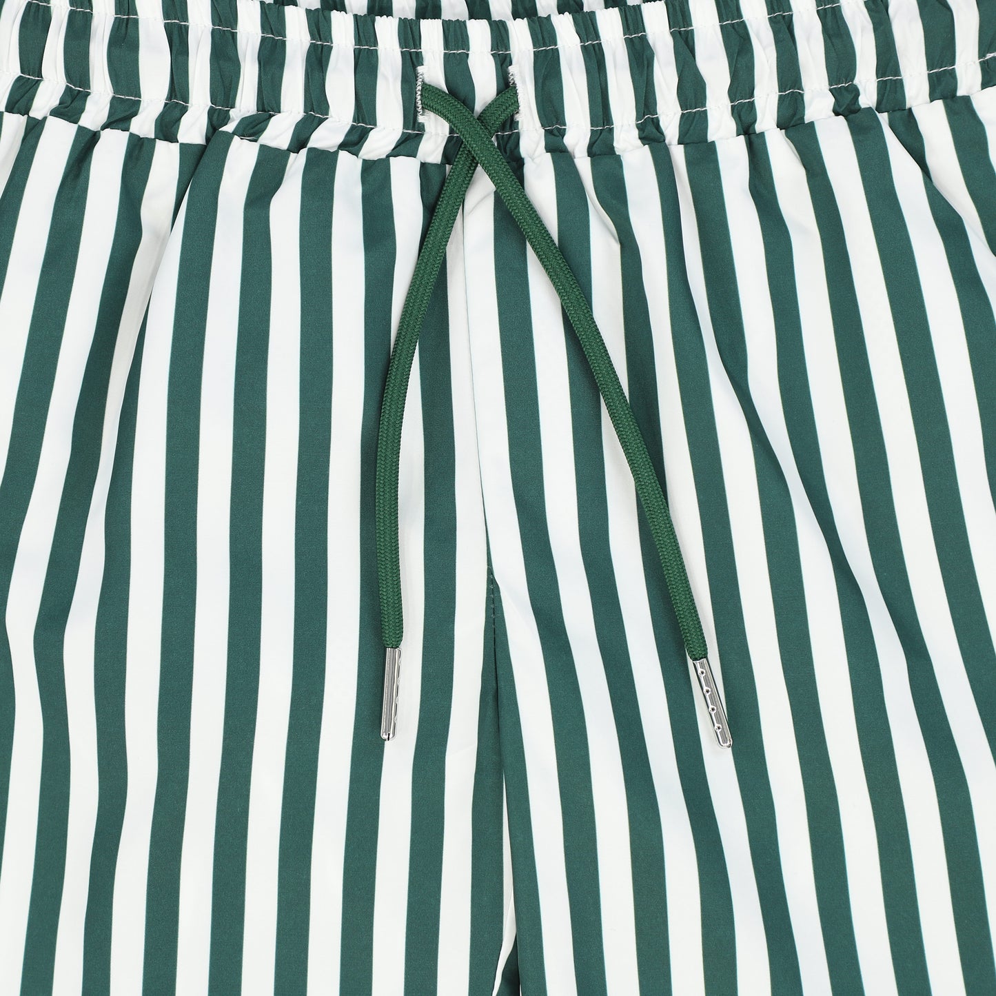 WATER CLUB GREEN STRIPED SWIM TRUNKS