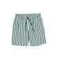 WATER CLUB GREEN STRIPED SWIM TRUNKS