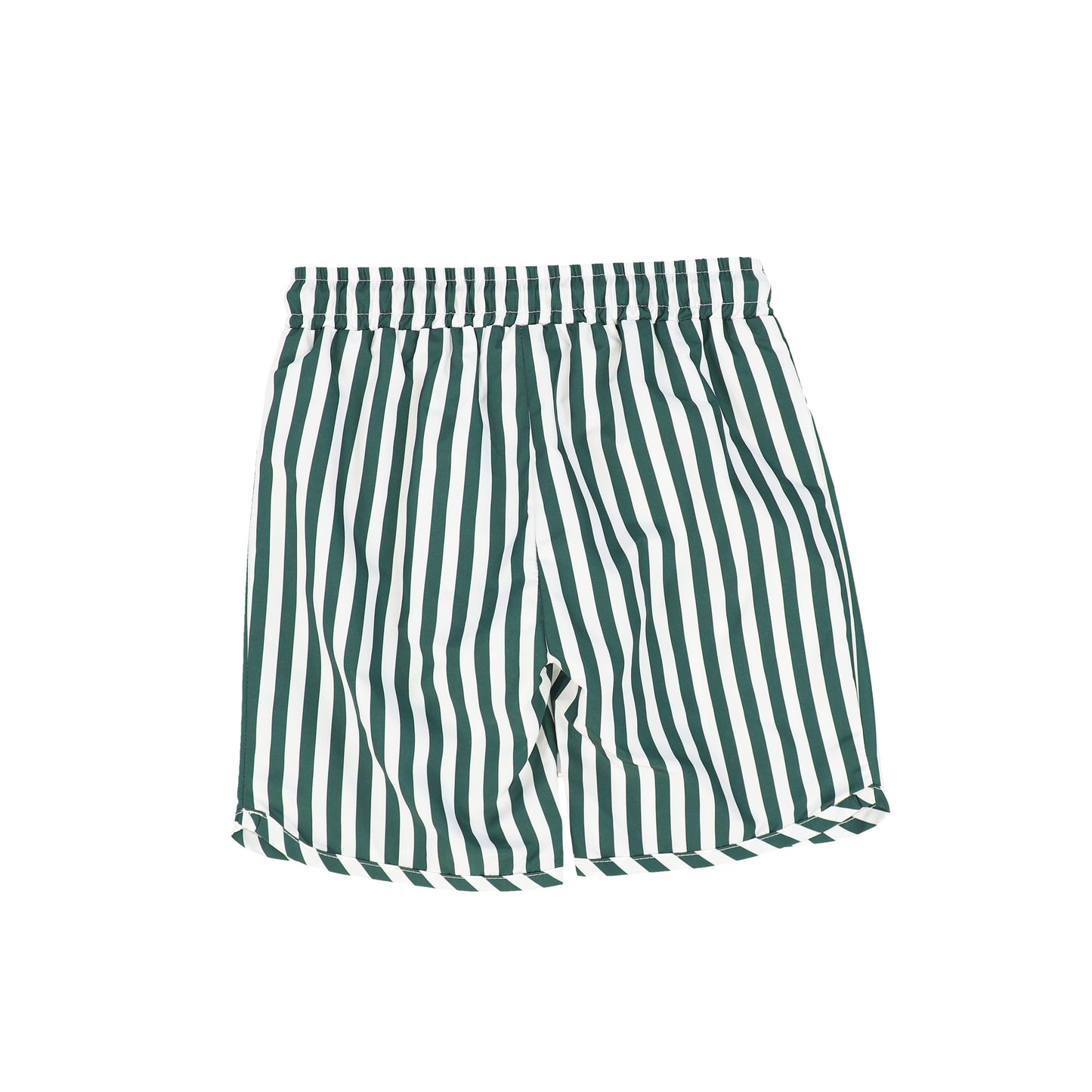 WATER CLUB GREEN STRIPED SWIM TRUNKS