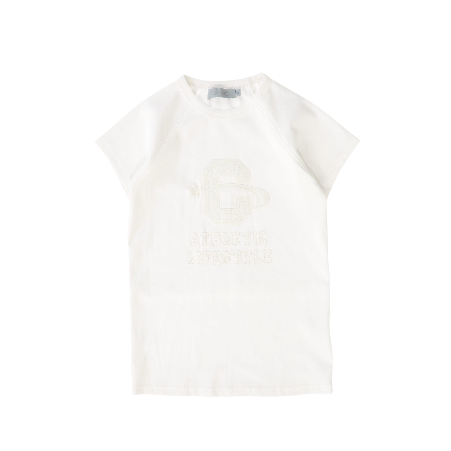 BACE COLLECTION WHITE WORDED SS TEE