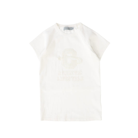 BACE COLLECTION WHITE WORDED SS TEE