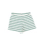 BAMBOO GREEN STRIPE T-SHIRT SHORTS